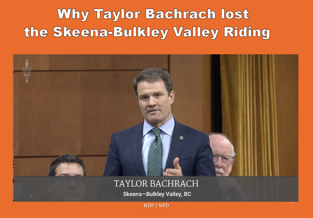 Why Taylor Bachrach lost the Skeena-Bulkley Valley Riding
