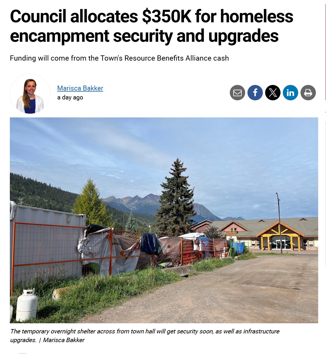 Smithers Town Council – Tent City – Deceitful Funding