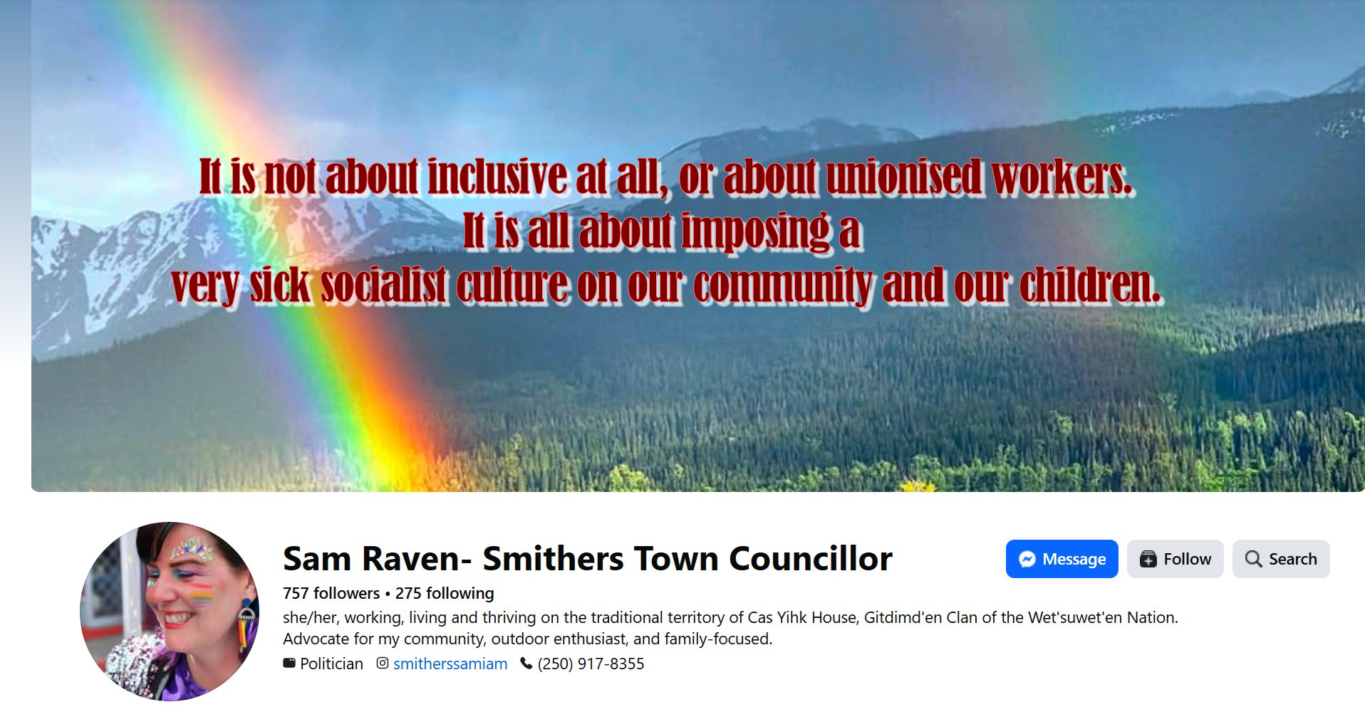 Sam Raven- Smithers Town Councillor – What about our children?