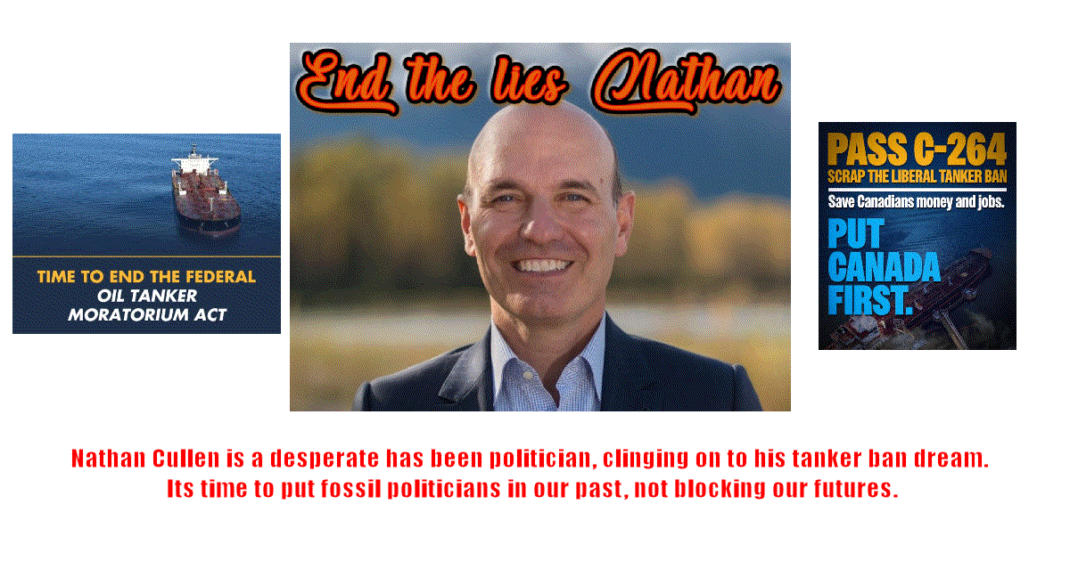 Nathan Cullen spreading deceitful lies again.