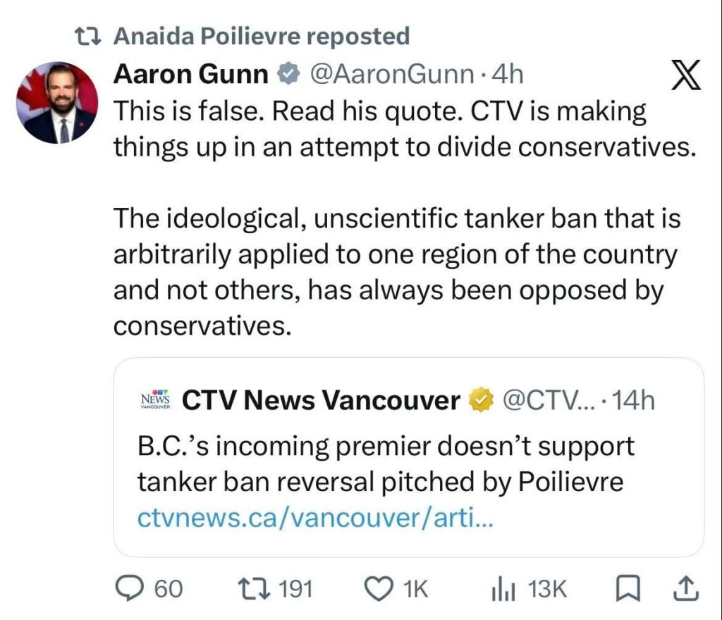 Nathan Cullen continues to spew deceit.